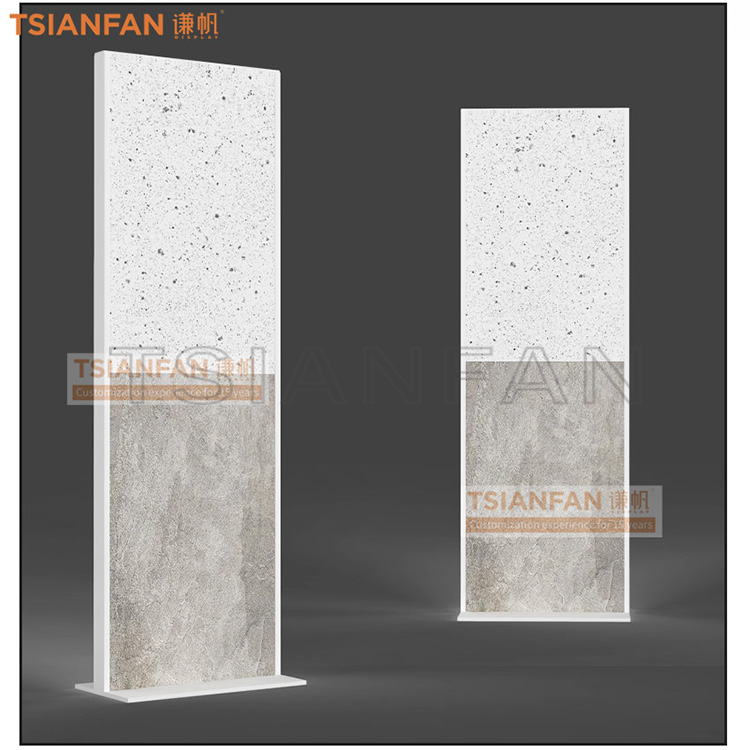 2023 hall marble tile rotating floor display frame-SG1002