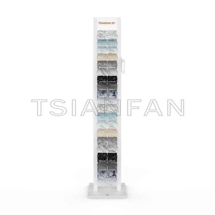 Showroom Granite Display Tower SRL017- White