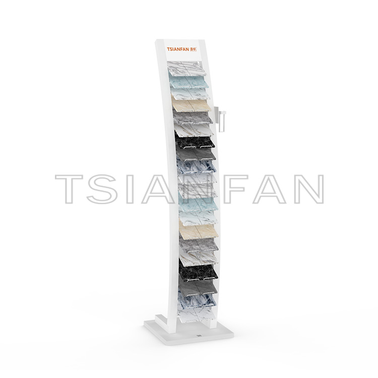 Showroom Granite Display Tower SRL017- White