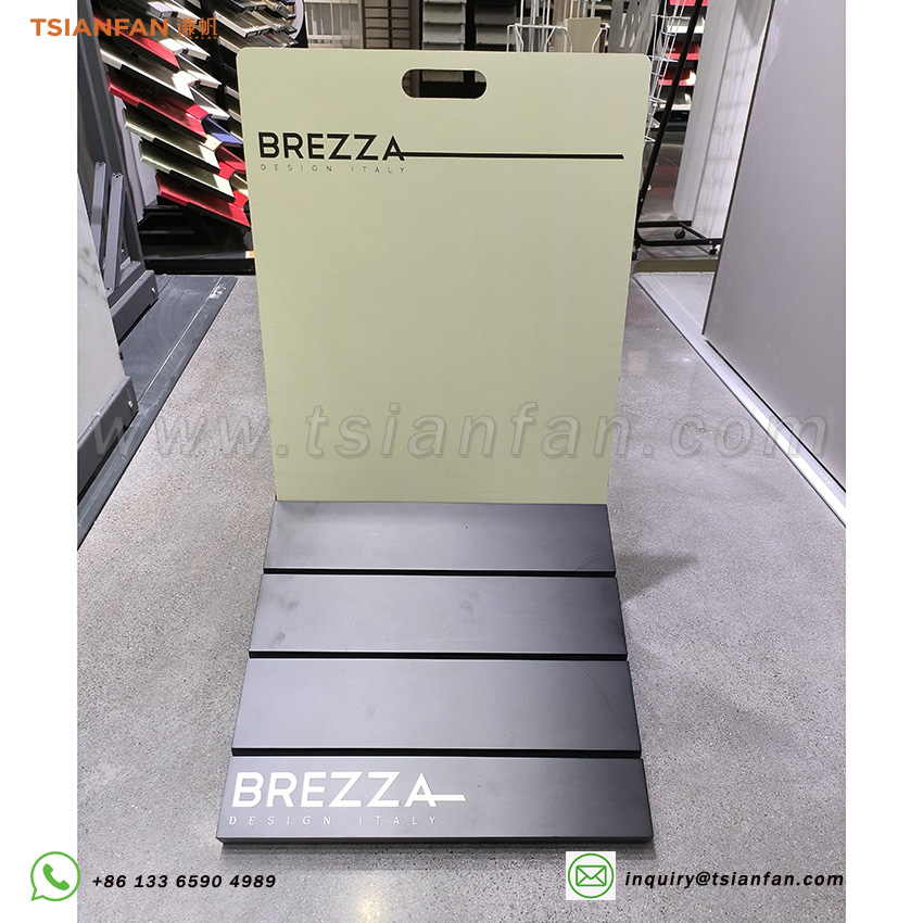Artificial stone sample floor-standing display stand factory direct sales