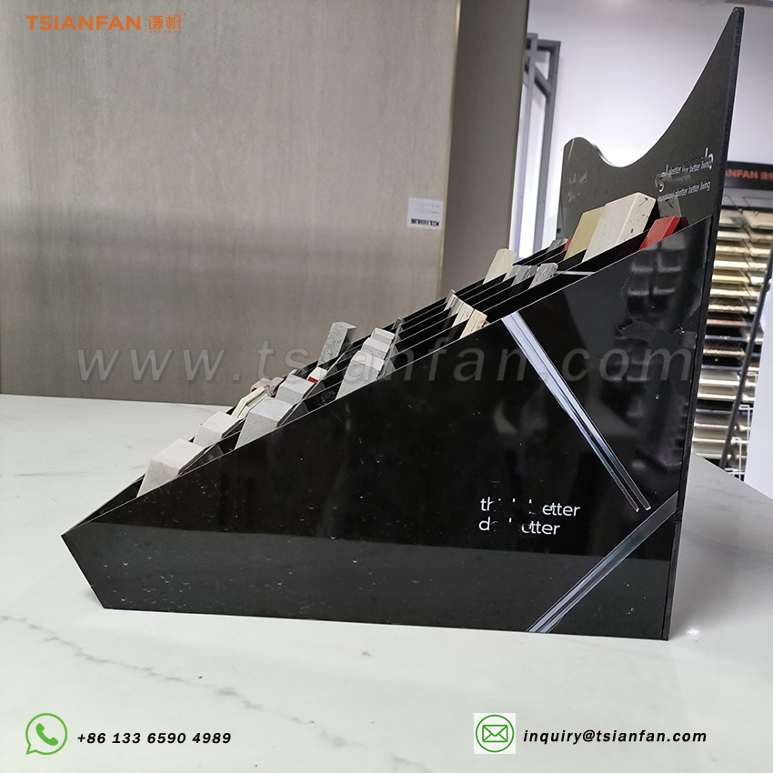 Artificial stone marble sample display stand