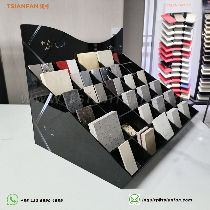 Artificial stone marble sample display stand