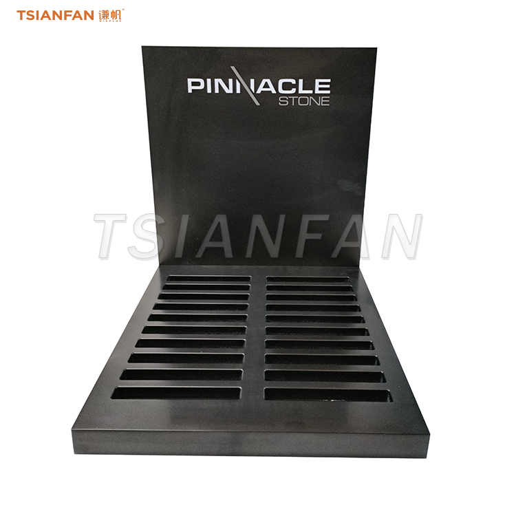 MDF display rack countertop artificial stone tile board promotion means