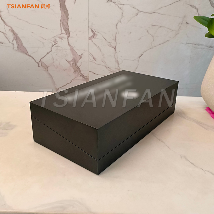 Granite display paper box clamshell classic display box
