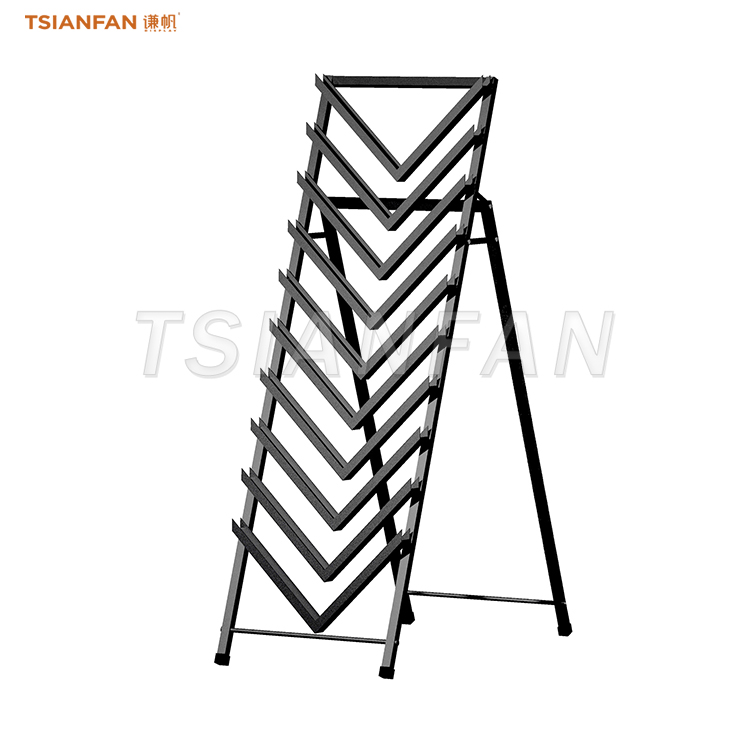 outdoor stone display stand sample stone display rack for exhibition hall
