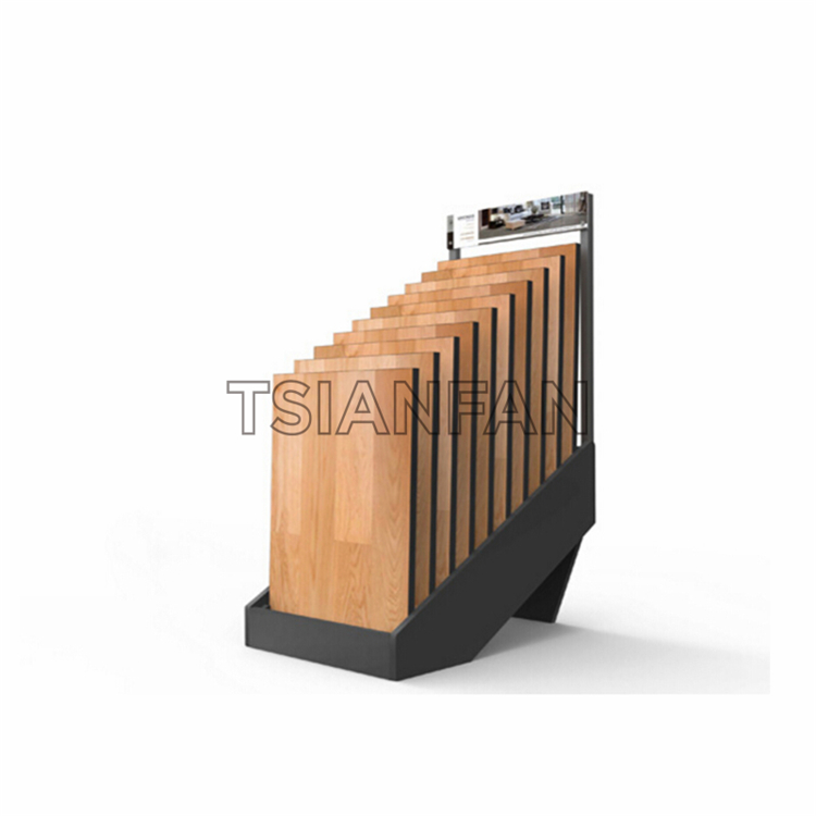 Simple wooden floor rack WE976