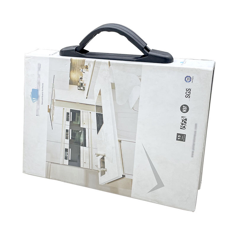 Handle Quartz Tile Cardboard Sample Folder