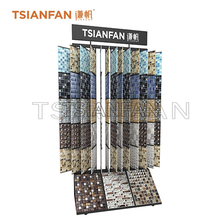 Mosaic tile page-turning display frame floor frame-MF001