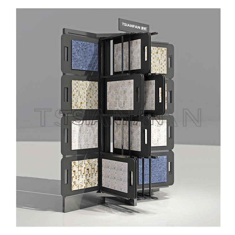 Mosaic tile frame floor turn page display-MF003