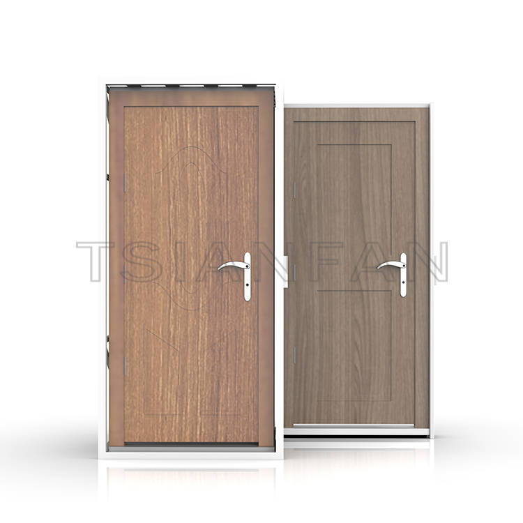 Hot selling custom wooden door Sliding push pull metal display cabinet  door  display rack KK002