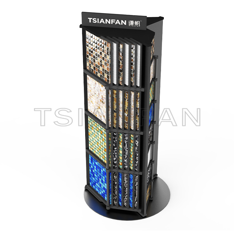 Mosaic factory free design ceramic tile rotating display rack-MZ2109