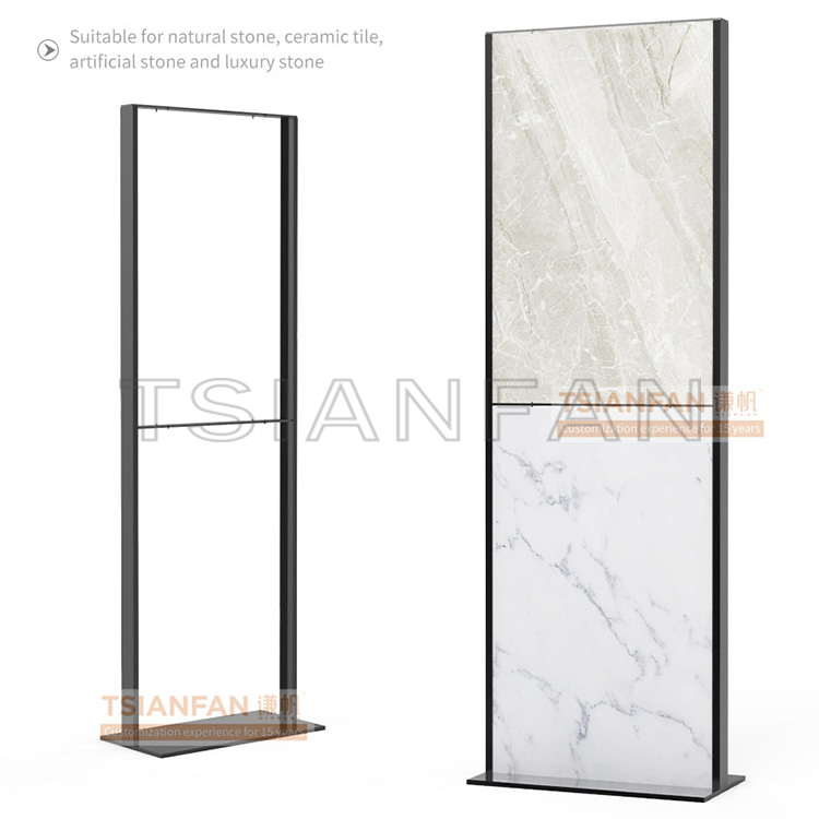 2023 hall marble tile rotating floor display frame-SG1002