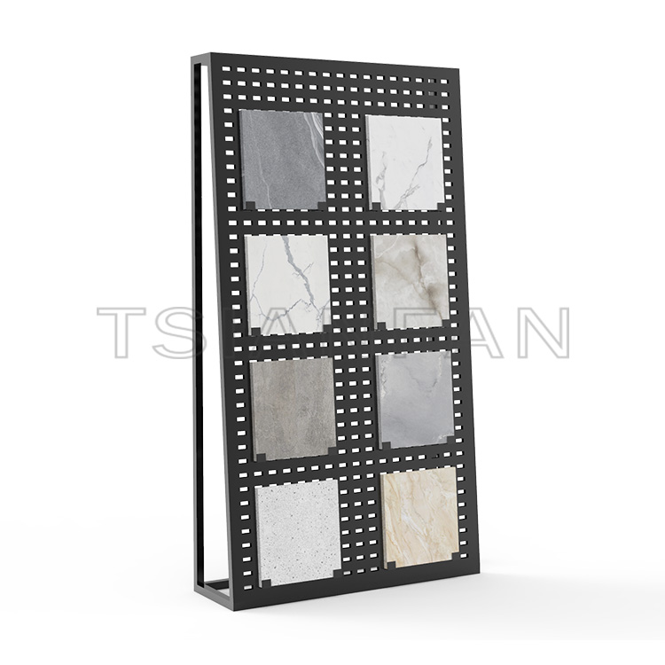 Custom Sloping Quartz Marble Sample Display Stand -SG104