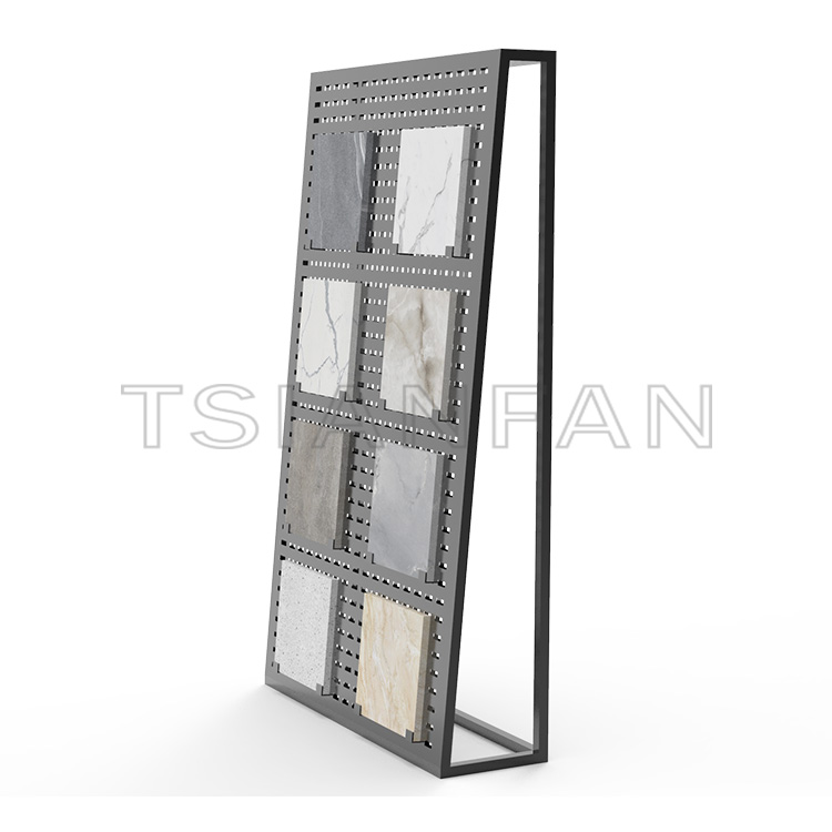 Custom Sloping Quartz Marble Sample Display Stand -SG104