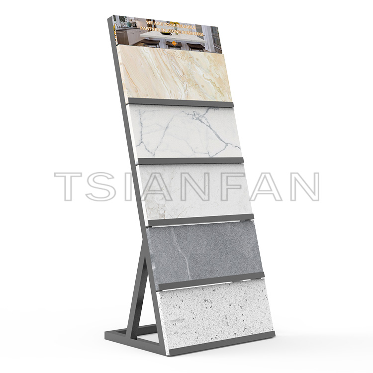 Artificial stone floor tile engineered stone display rack-SG805