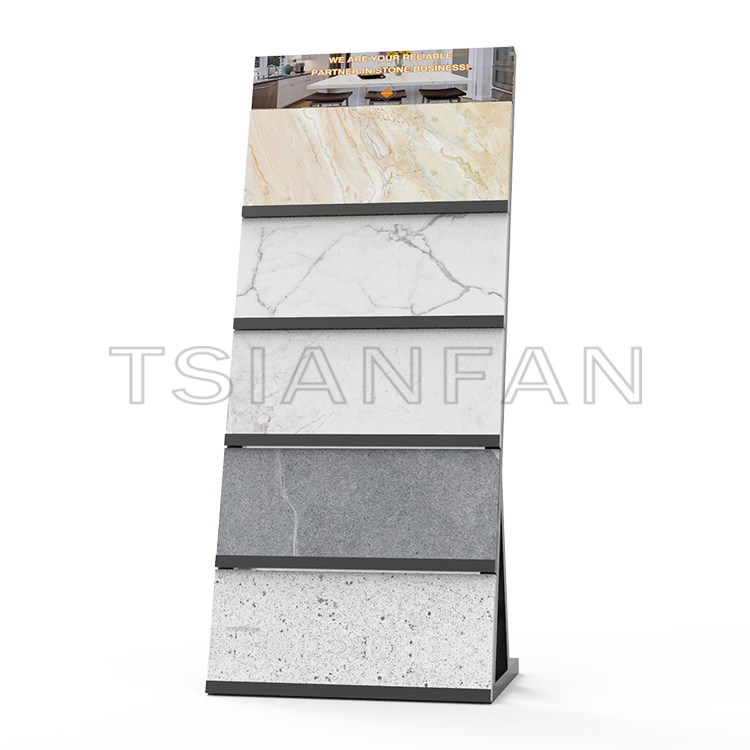 Artificial stone floor tile engineered stone display rack-SG805