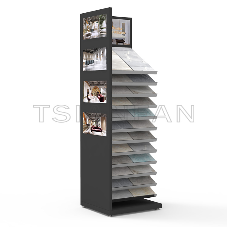 Showroom Quartz Tile Sample Waterfall Display Stand -SG1020