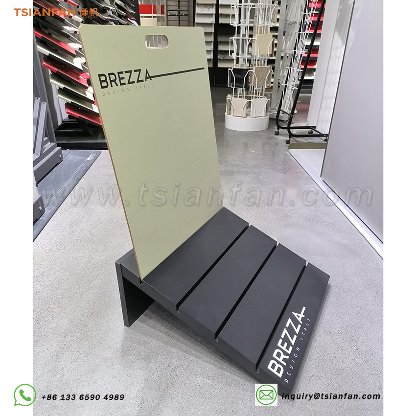 Artificial stone sample floor-standing display stand factory direct sales