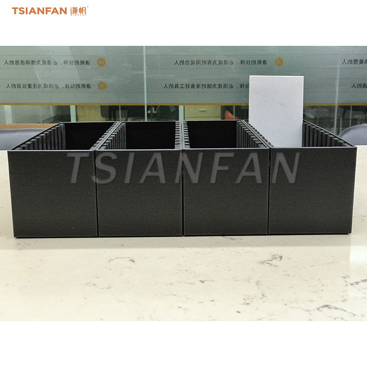 Artificial quartz stone countertop display stand high quality cardboard