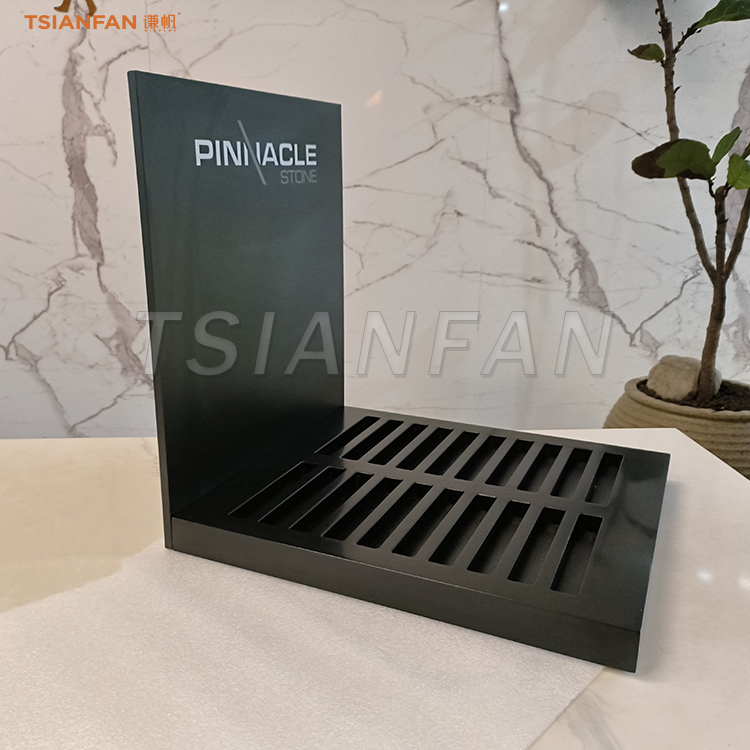 MDF display rack countertop artificial stone tile board promotion means