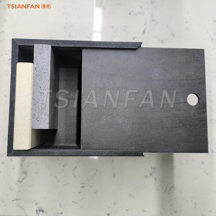 High quality paper box stone display granite exhibition box custom small box