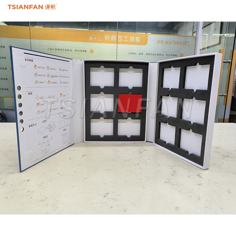 Paper three-fold stone catalogue high quality folding book