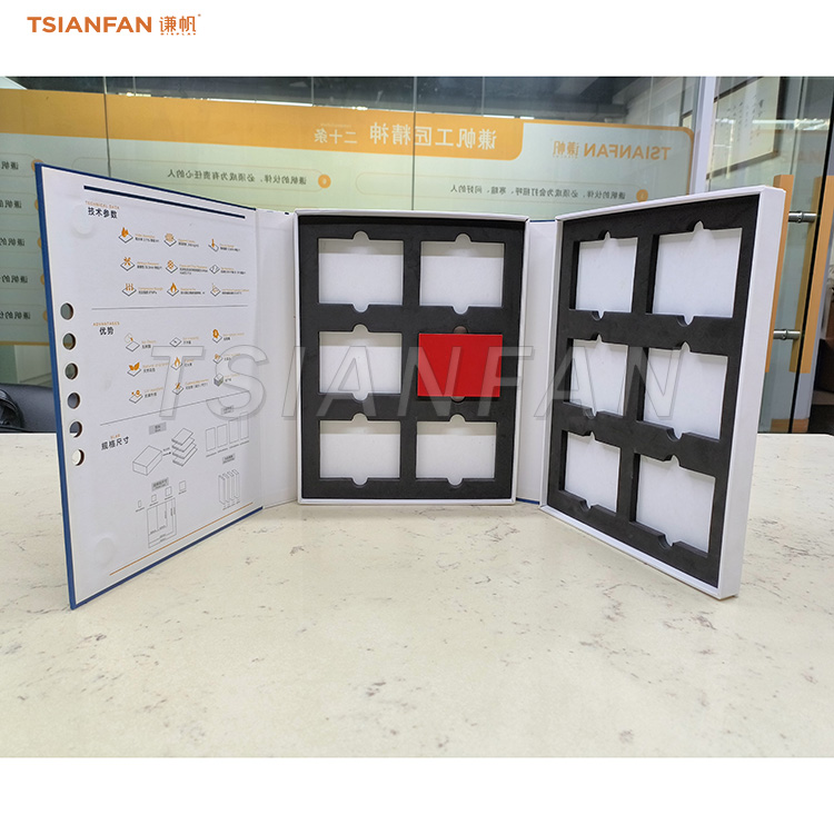 纸质三折页石材目录册高质量折叠册