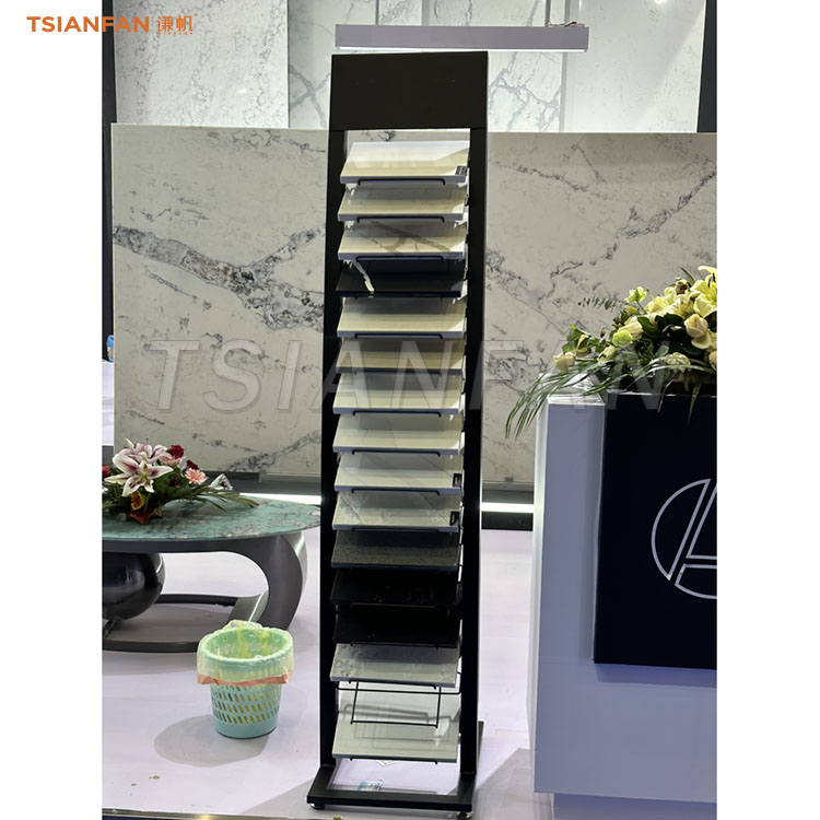 Artificial stone tile floor stand