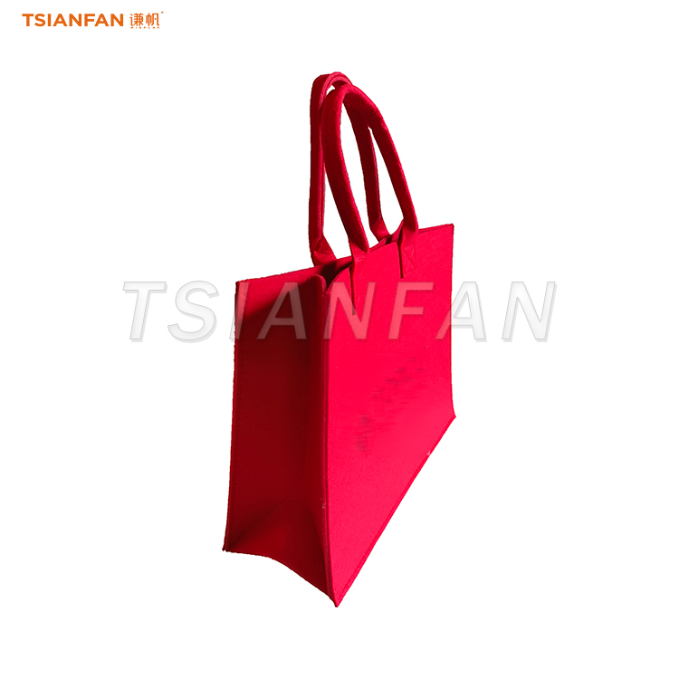 Company publicity display bag red novel handbag customization
