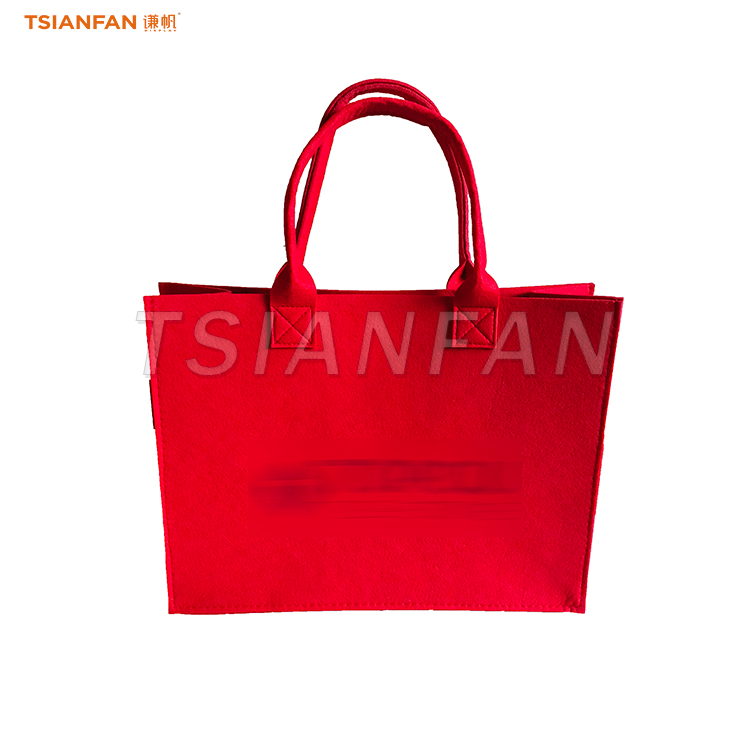 Company publicity display bag red novel handbag customization