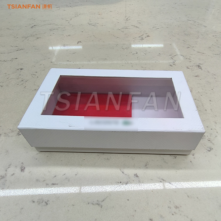 Quartz stone sample display box paper box white high quality style
