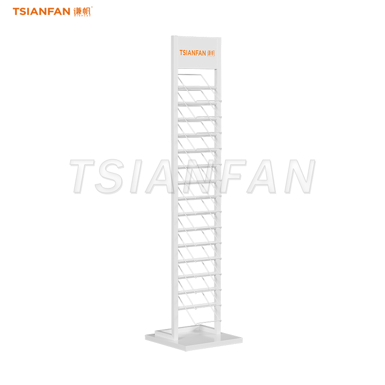 premium waterfall tile display stand sample stone display rack-SRL003