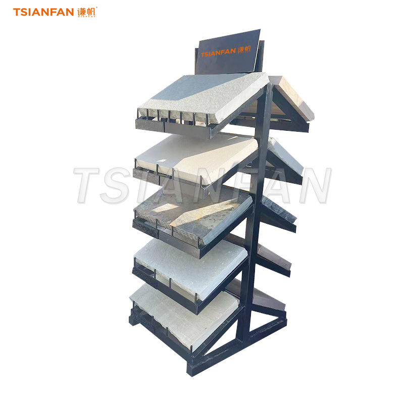 stone slab display stand vertical display rack