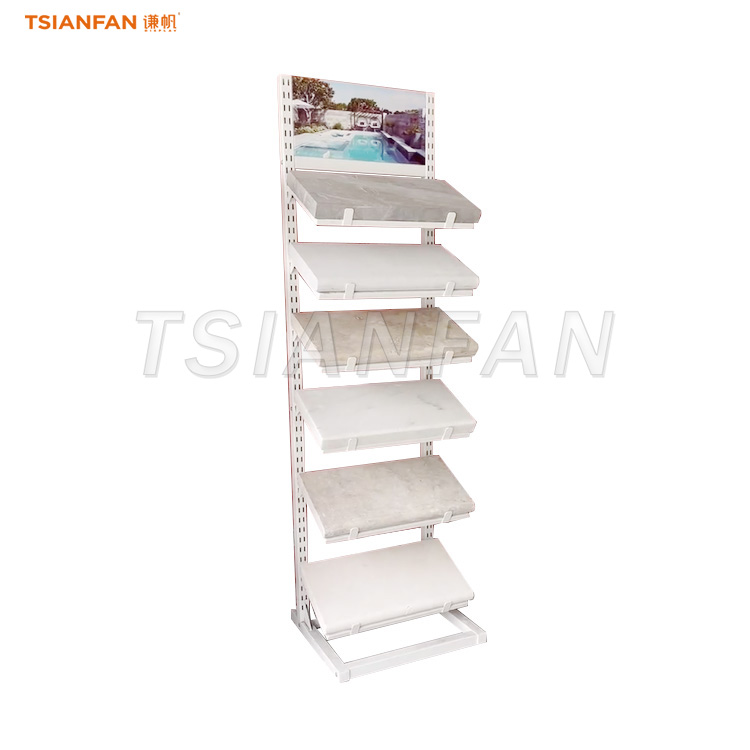 quartz marble granite stone display stand