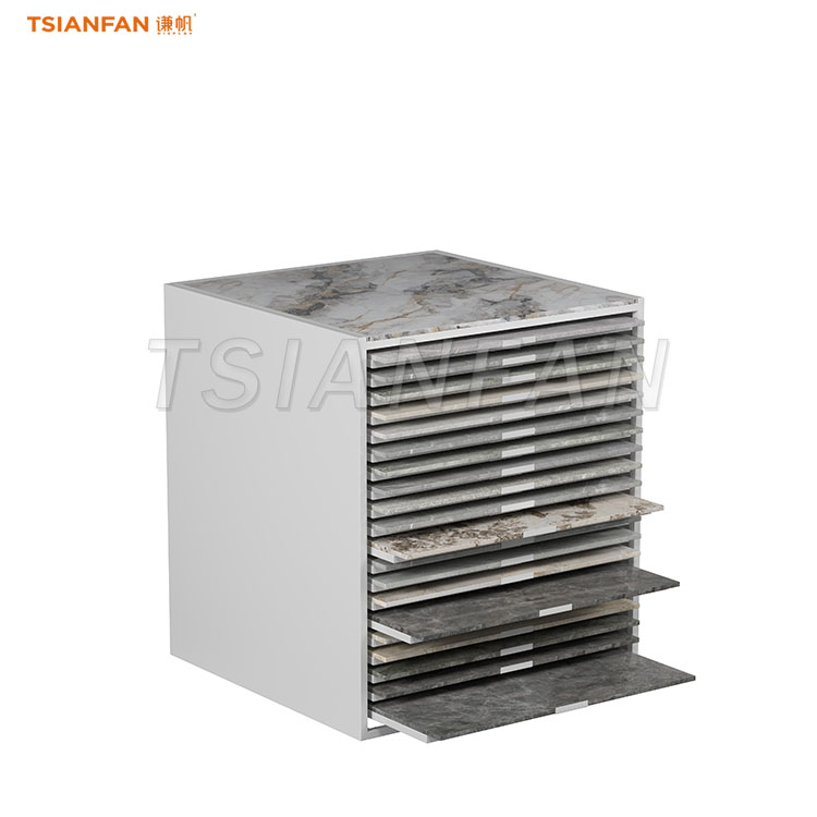 cuboid ceramic tiles display cabinet-CC010