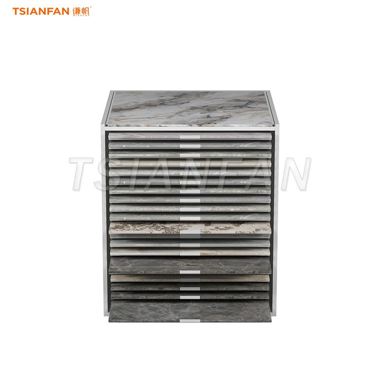 cuboid ceramic tiles display cabinet-CC010