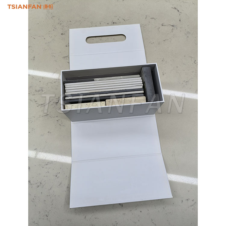 display boxes for sample granite stone