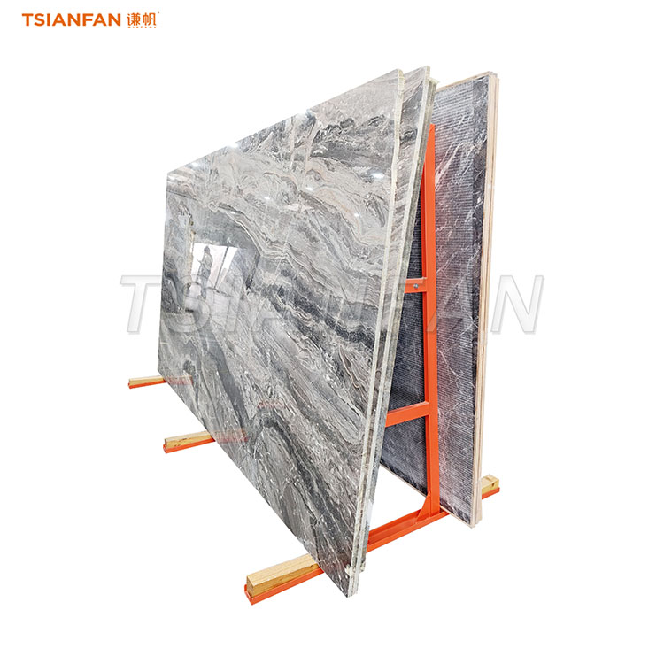 large ceramic tile display rack slab display stand