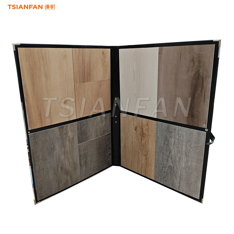large wood floor display booklet