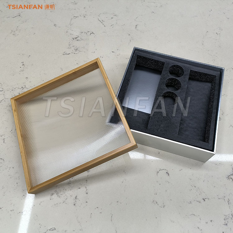 marble stone display cardboard boxes
