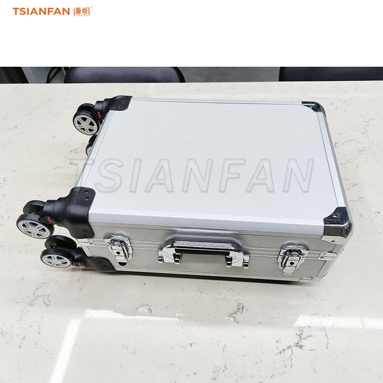优质大理石展示铝手提箱