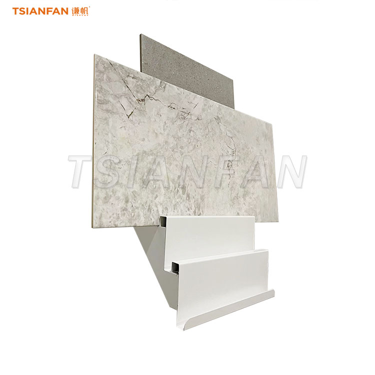 metal ceramic tiles hanging display rack