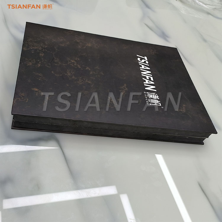 high quality sample stone cardboard booklet tile displays