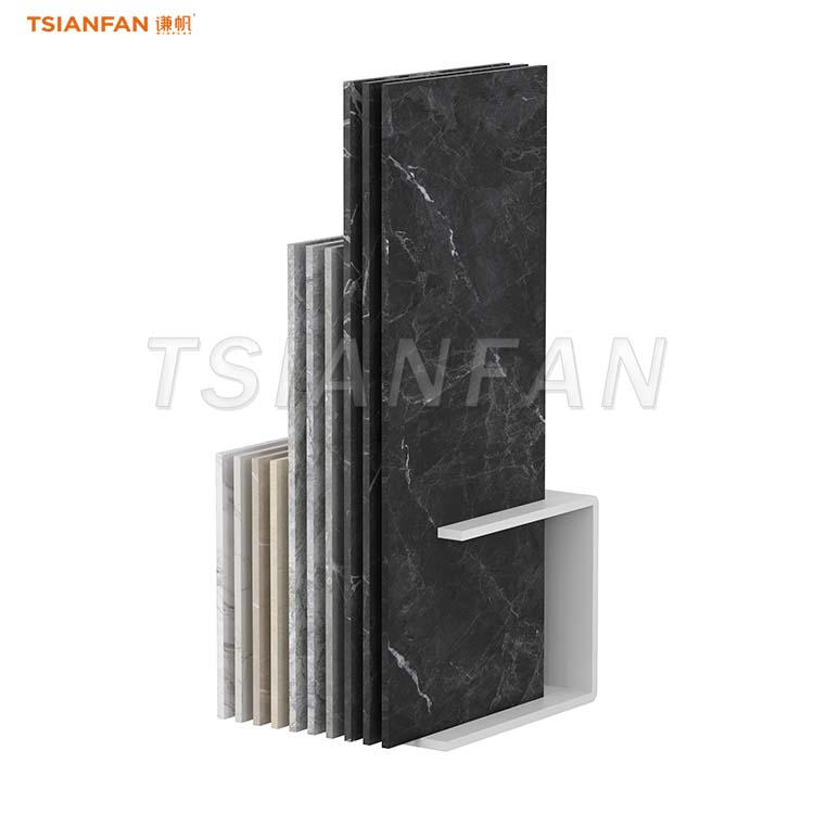 stone sample show rack tile product display rack-CE933