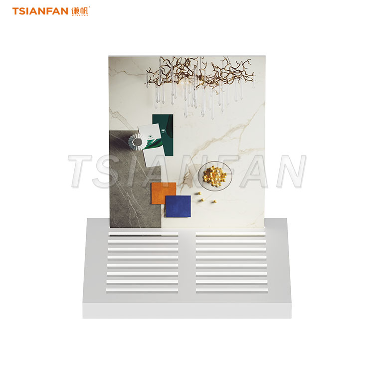 artificial stone countertop display rack stone storage rack-SRT140