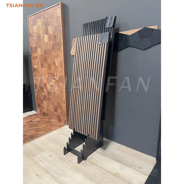 wood floor display stand simple display rack