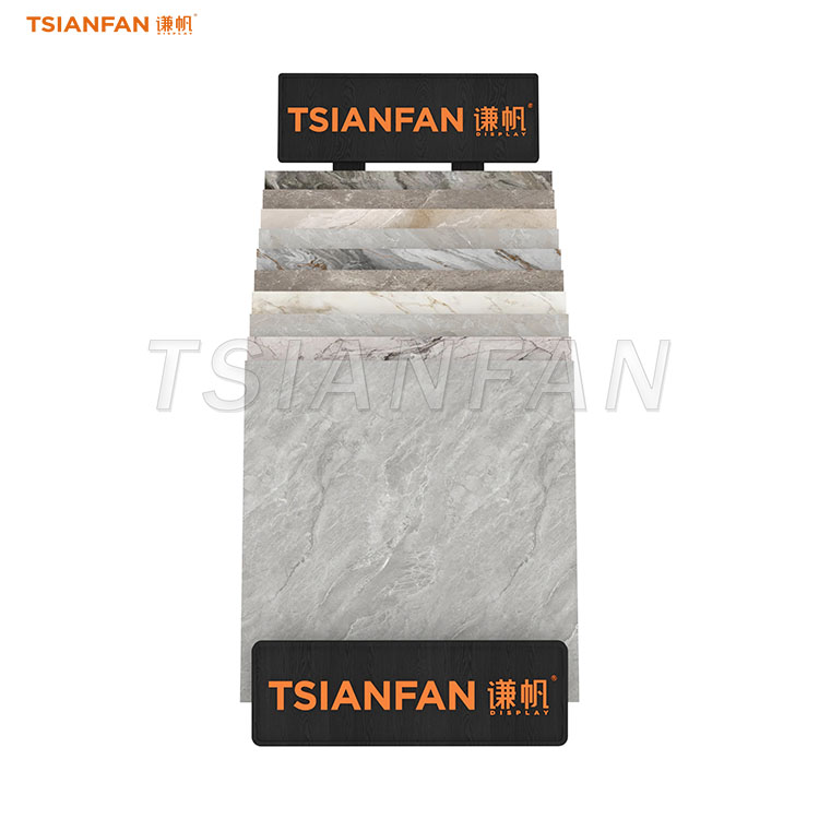 Cost-Effective Simple Steel Tile Sample Display Stand-CE014