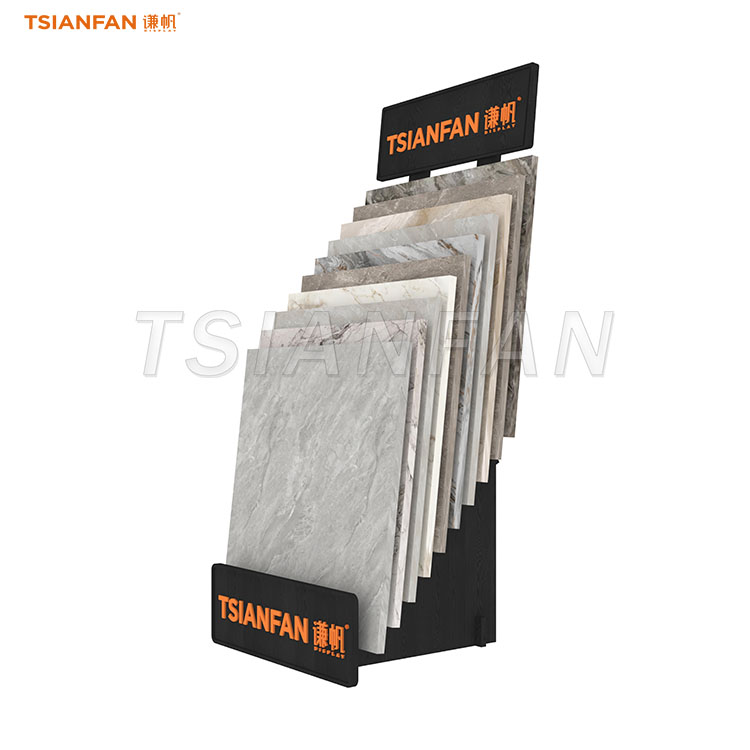 Cost-Effective Simple Steel Tile Sample Display Stand-CE014
