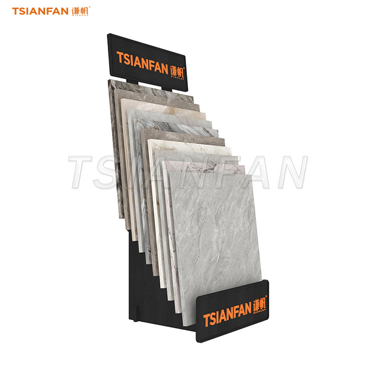 Cost-Effective Simple Steel Tile Sample Display Stand-CE014