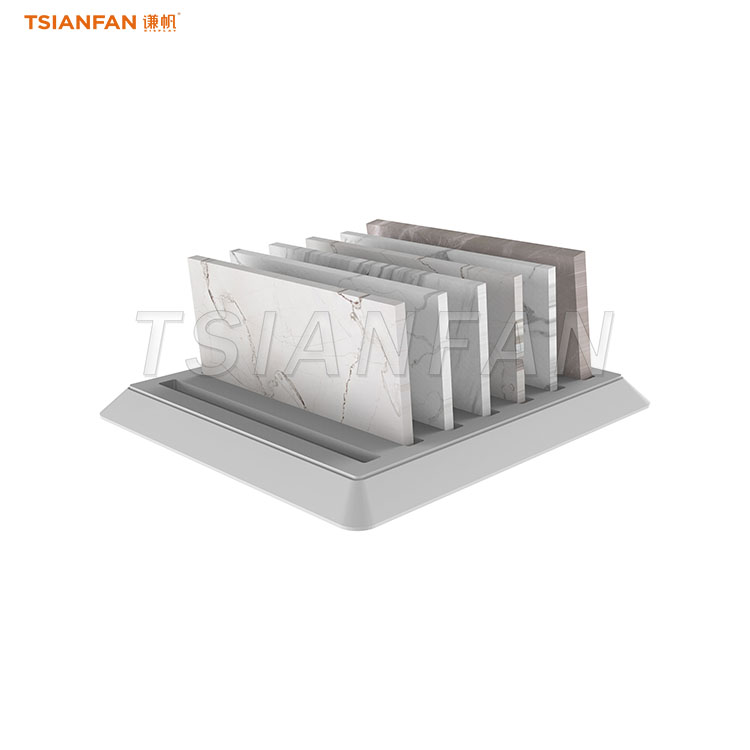 Heavy-Duty Iron Frame Countertop Granite Display Stand-SRT003Z